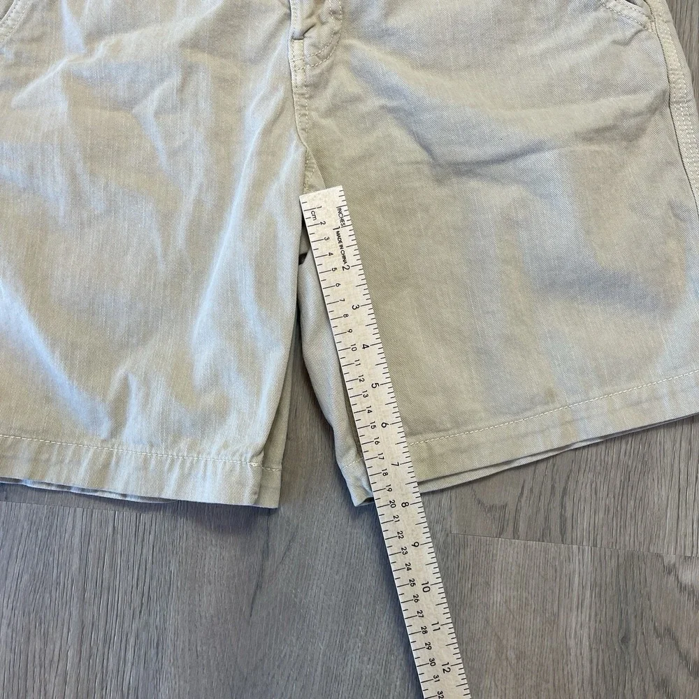 Banana Republic Mens Surplus Twill Shorts Size 32 Khaki Tan 8 Inch Inseam